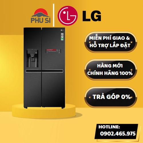 [GR-D247MC] - [MIỄN PHÍ GIAO LẮP] - Tủ lạnh LG Side by side Inverter 668L GR-D247MC