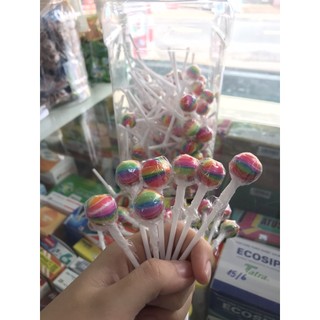 Kẹo mút cầu vòng mini cho bé vị sữa trái cây