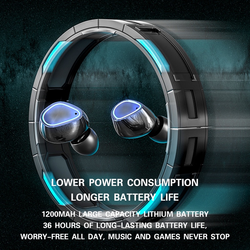 Tai nghe không dâyTWS  M10  Tai nghe nhét tai Tai nghe chống nước âm thanh nổi tương thích Bluetooth với micrô