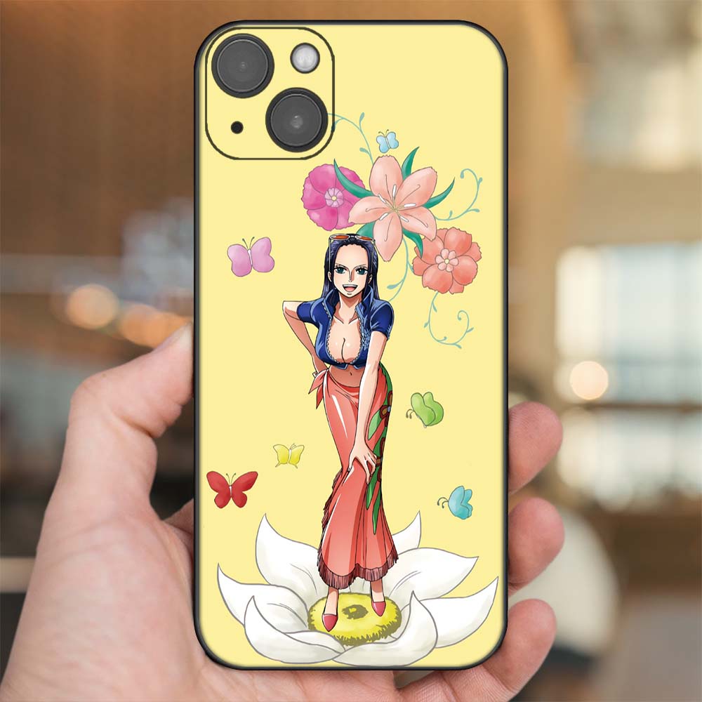 Ốp lưng iPhone 14 Plus dẻo đen cạnh vuông in hình Nico Robin One Piece Đảo Hải Tặc