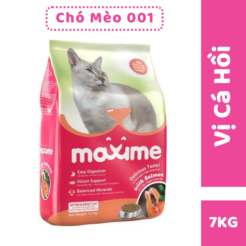 Hạt Cho Mèo MAXIME 7KG - Thức Ăn Mèo Philippines