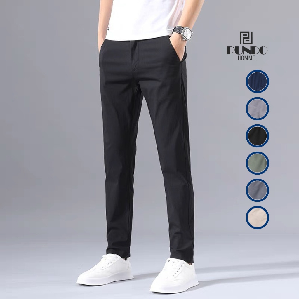 Quần kaki dài nam Pundohomme ,5 màu basic , chất kaki mềm mịn cao cấp , dễ phối QDPD035