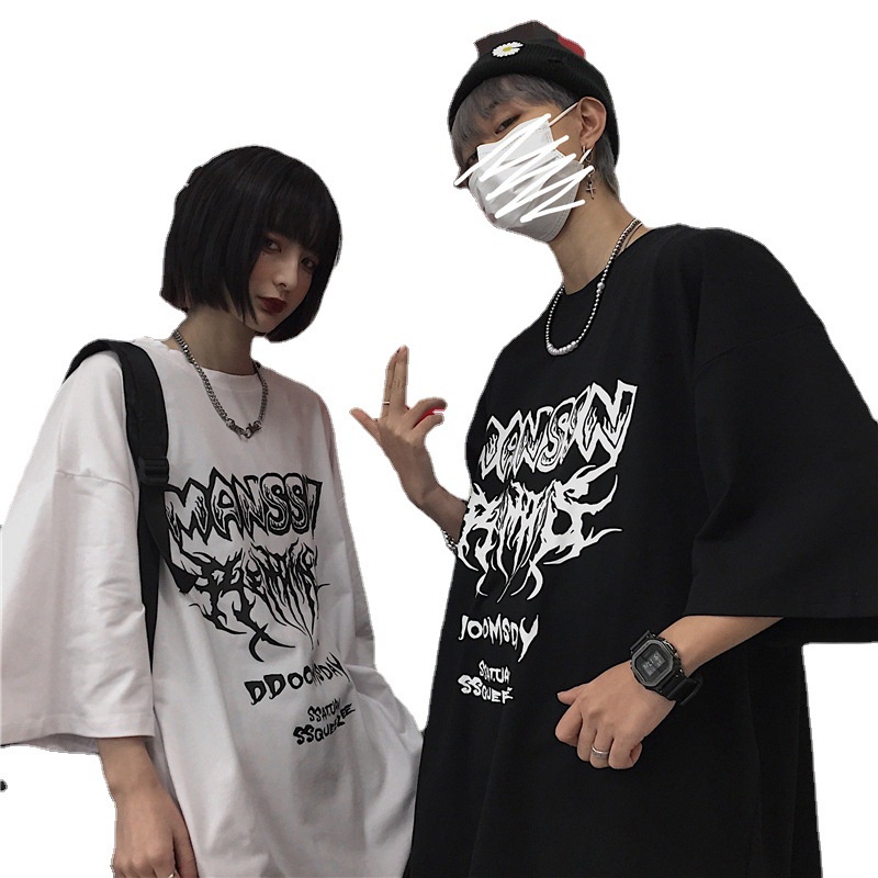 Áo thun AOKANG tay ngắn cổ tròn in họa tiết độc đáo