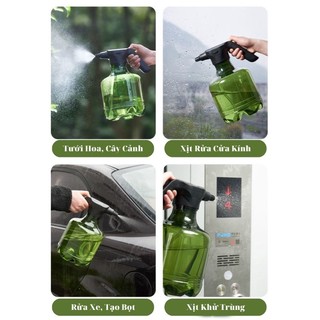 Bình phun sương bằng điện tưới cây đa năng 3L màu Xanh Dương - Minh Nhật Sprayer