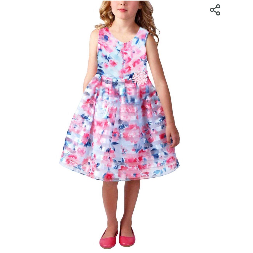 ĐẦM VOAN HOA xuất xịn chính hãng JONA MICHELLE bé gái 2 -> 16 tuổi