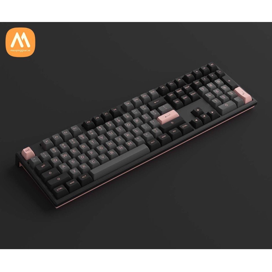 Bàn phím cơ AKKO MonsGeek MG108 Black&Pink