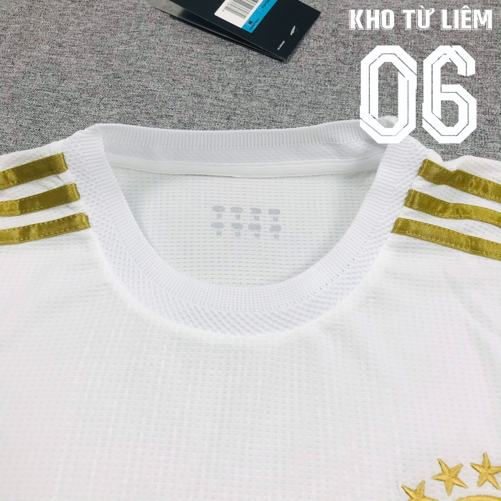 Đồ đá banh - bộ quần áo đá bóng nam FC Bayern màu trắng chất vải fex thái hàng đẹp