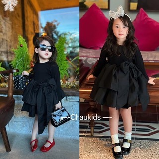 Váy đen tầng ck cho bé