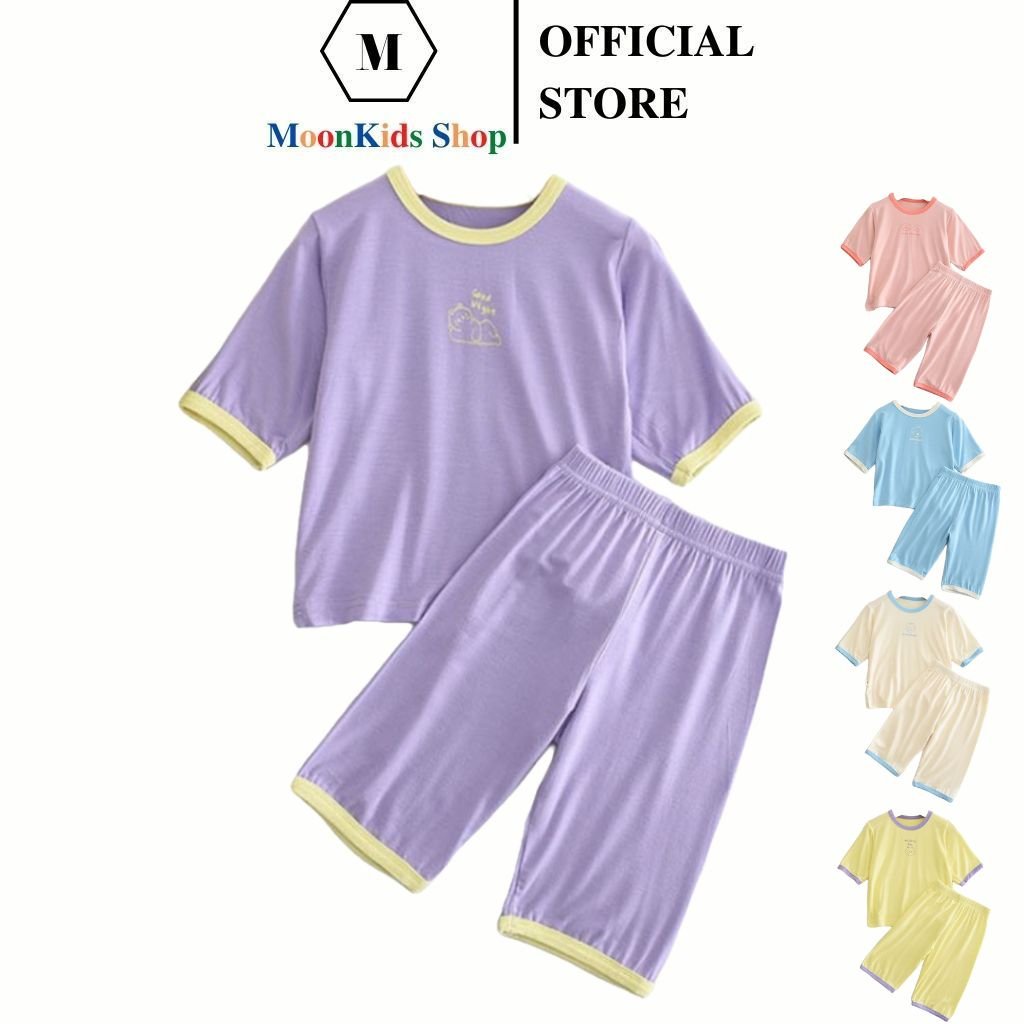 Bộ Quần Áo trẻ Em MOONKIDS SHOP chất liệu THUN LẠNH dành cho bé từ 6-18kg