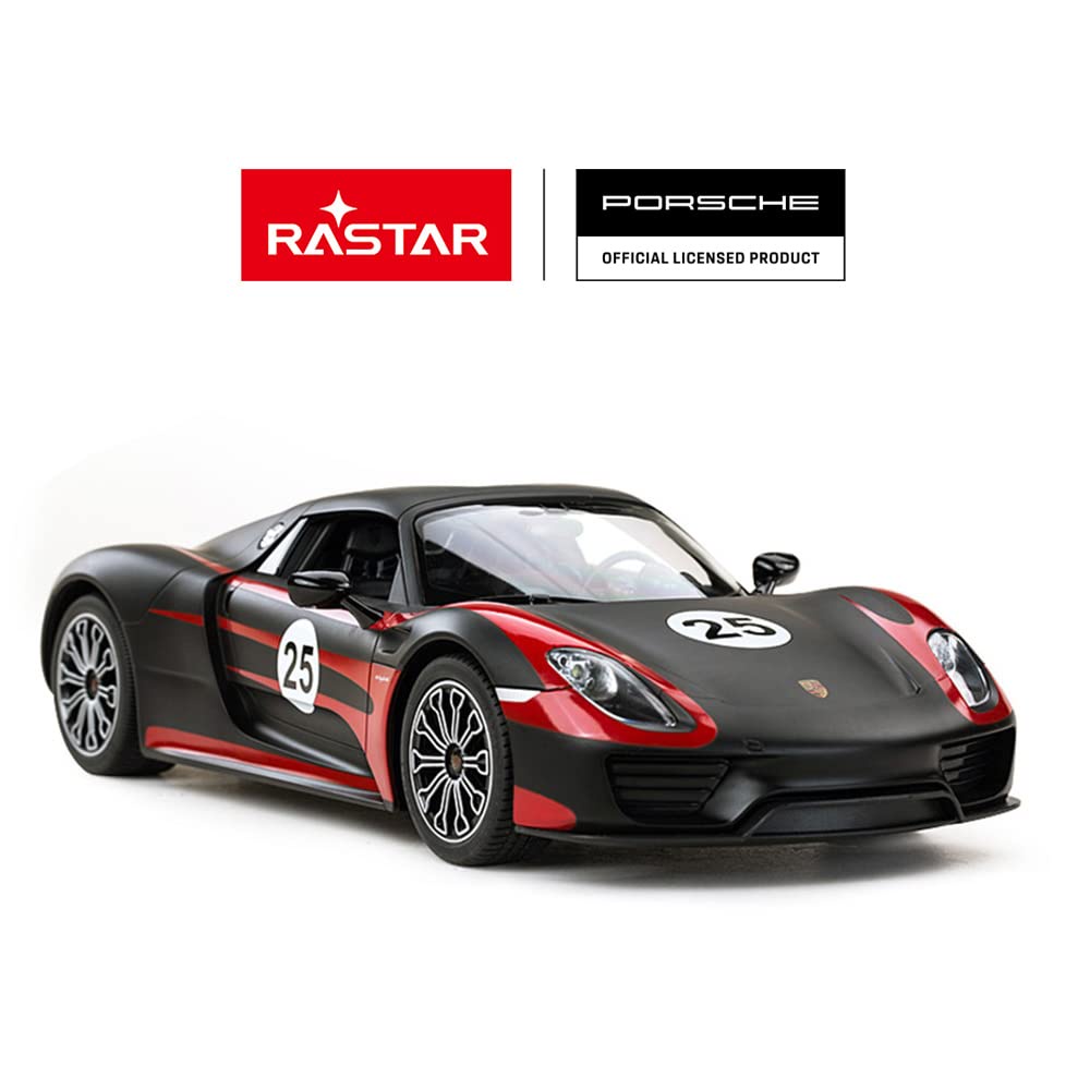 Đồ Chơi RASTAR Xe R/C 1:14 Porsche 918 Spyder Performance Màu Đen R70710-BLA