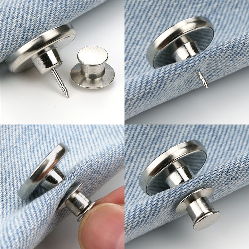 Nút Thắt Eo Quần Jean / Áo Sơ Mi Có Thể Điều Chỉnh Tiện Dụng