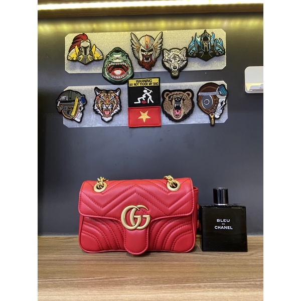 Túi si da thật hiệu GC Marmont 22