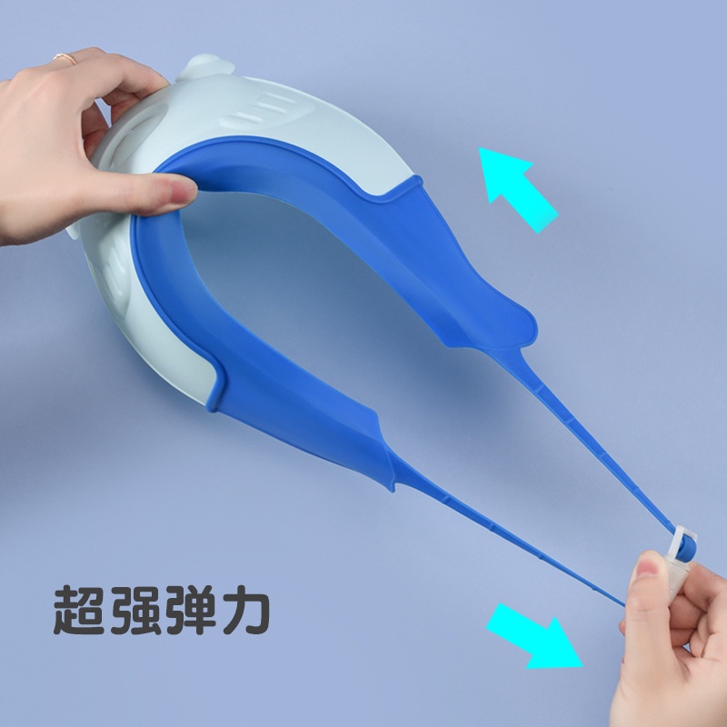 Mũ tắm chắn nước cho bé silicon, mũ gội đầu cho bé Lotacom baby