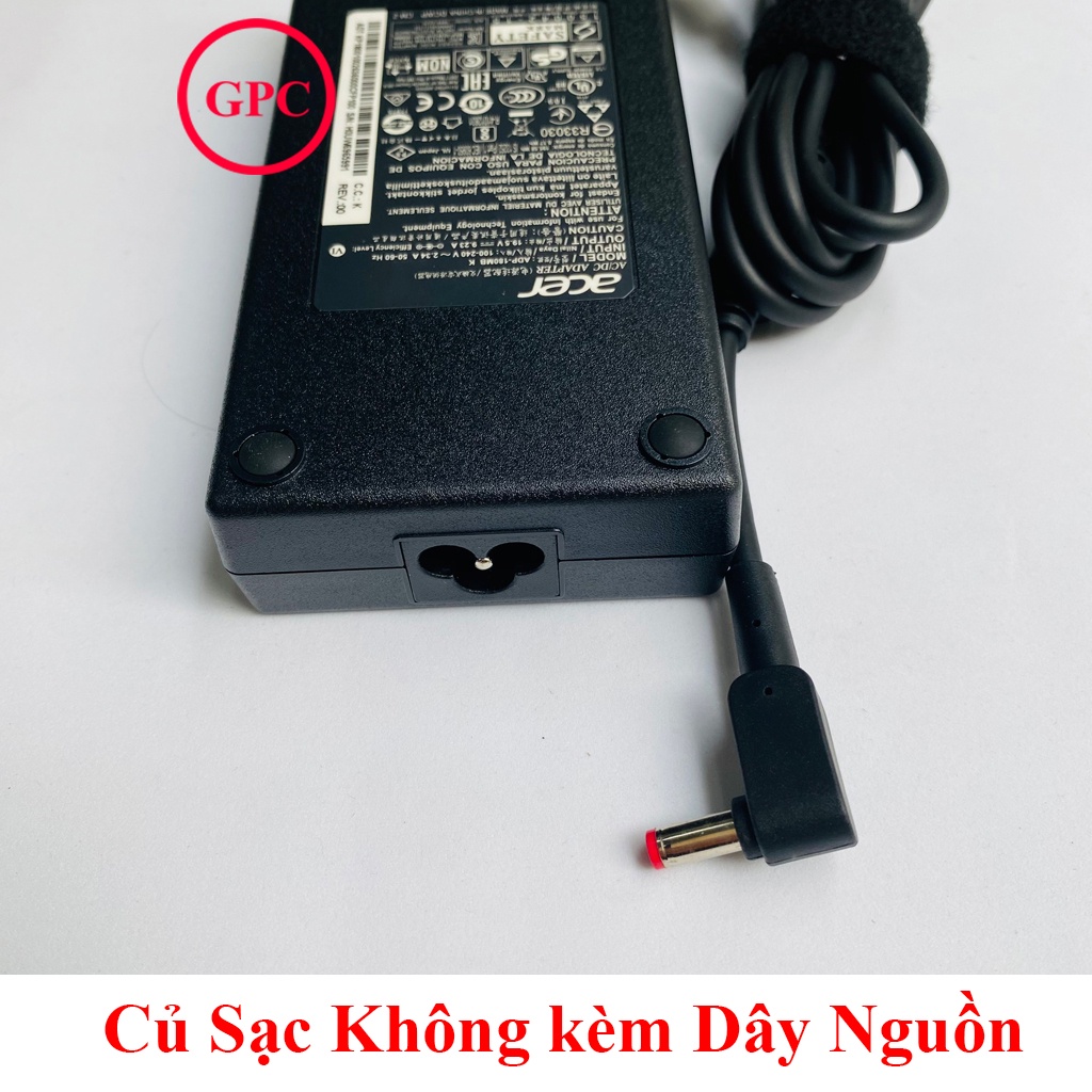 ⚡️ Sạc Laptop Acer 19.5V - 9.23A - 180W Acer Aspire V17 Nitro 5 Acer Aspire V15 Nitro Acer Predator Helios 300