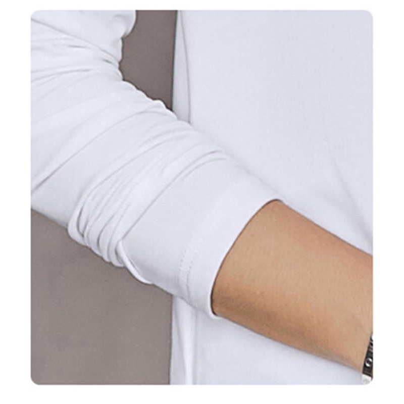 Áo Thun Tay Dài Cổ Tròn Thoáng Khí In Họa Tiết Thời Trang Cho Nam