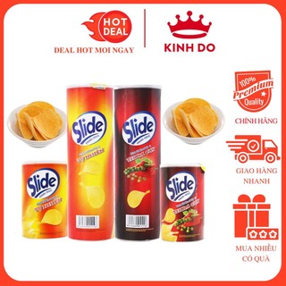 [ĐỦ SIZE] Snack Khoai Kây Chiên Slide Vị BBQ, Thơm Cay, Tự Nhiên, Cay Nồng, Kem Chua Hành