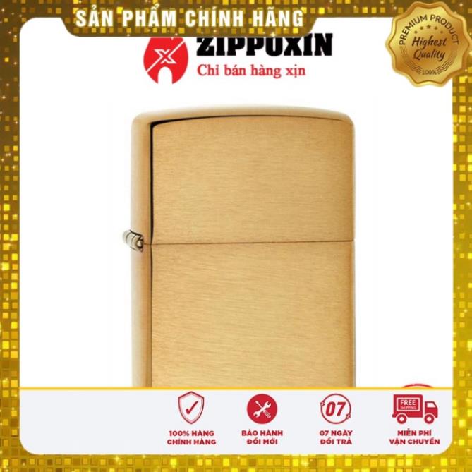 Mô Hình Bật L ửa Zíppo 168 - Quẹt Zíppo Armor Vỏ Dày Vàng Xước Ngang