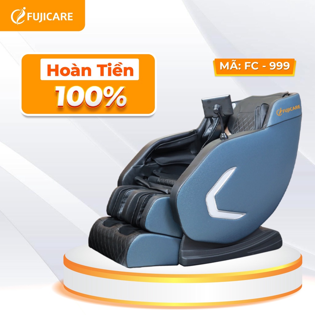 Ghế massage toàn thân Fc-999 giảm đau nhức sưởi hồng ngoại, Ghế matxa không trọng lực nghe nhạc kết nối bluetooth