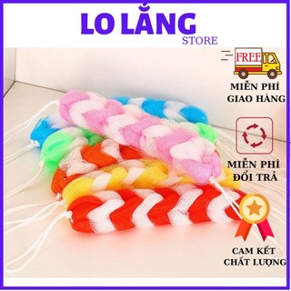 Bông tắm dài cọ lưng co giản tạo bột cực nhiều cao cấp