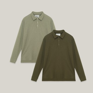 Áo thun cổ đức dài tay nam unicus kaze polo shirt