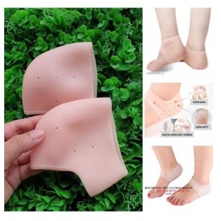 Set 2 Lót Gót Chân Silicon Cho Phụ Nữ Đi Giày Chống Đau Chân siêu rẻ