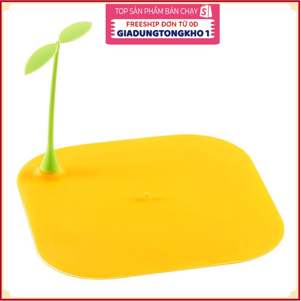 (Bán Buôn Sỉ) Nắp Đậy Cống Thoát Nước Bằng Silicone Khử Mùi Chống Mùi Hình Mầm Cây T2