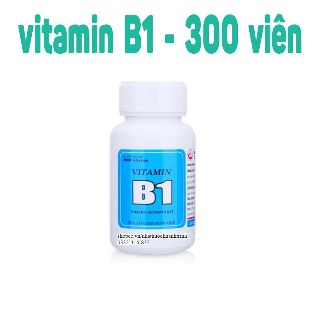 Vitamin B1, lọ 300 viên0
