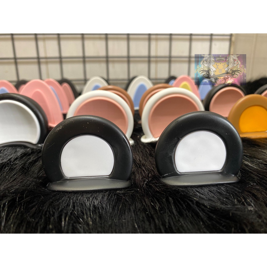 Tai GẤU Mini 2 Màu Nhựa Cứng Siêu Cute Gắn Tất Cả Các Loại Mũ