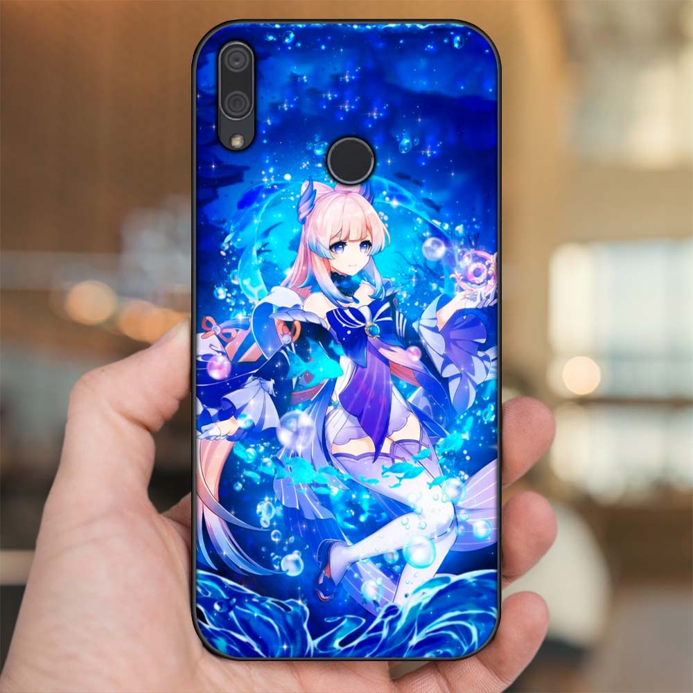 Ốp lưng Huawei Y9 2019 viền đen in hình Sangonomiya Kokomi Genshin Impact
