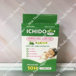 Miếng dán giảm ho ichido hộp 6 miếng