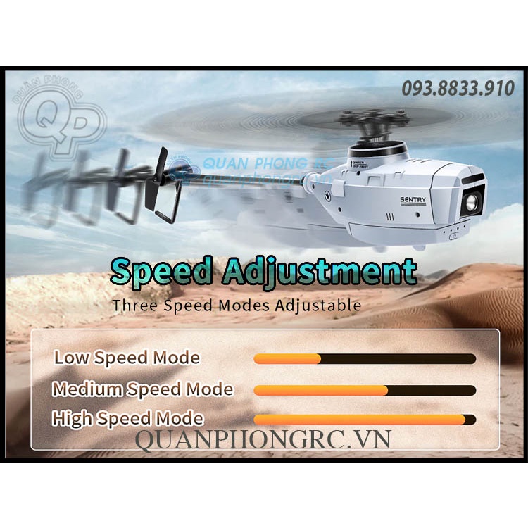 Máy Bay Trực Thăng Camera C127 SENTRY 4CH 2.4G WIFI Camera RC Helicopter RTF