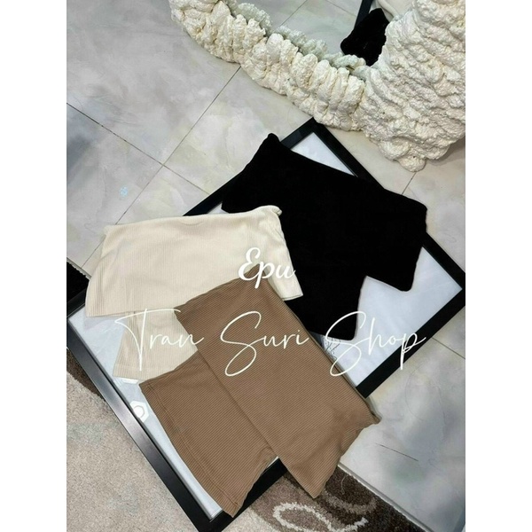 Áo Ống Trễ Vai Bảng To Phong Cách Hiện Đại CC082