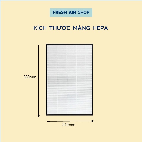 Combo HEPA+THAN màng lọc không khí Sharp FZ-F50HFE, FP-JM40V-B, FP-J40E-W, FP-G50E-W, FP-GM50E-B, FP-F40, FP-FM40. | BigBuy360 - bigbuy360.vn