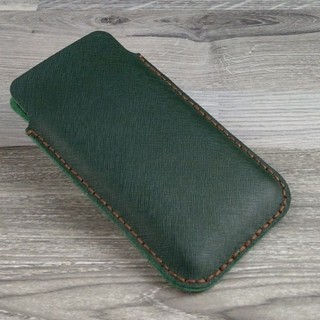 Bao da túi rút iphone 11 pro max, 12 pro max, 13 pro max, 14 pro max classic da bò safiano