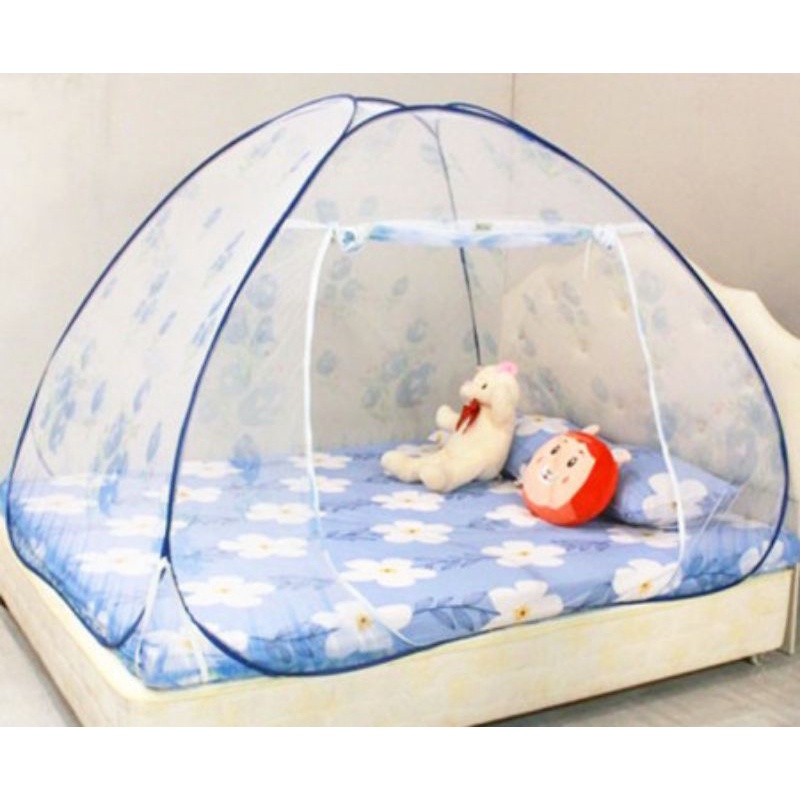 MÙNG CHỤP HOA VĂN TỰ BUNG 1.8 M×2M TIỆN LỢI