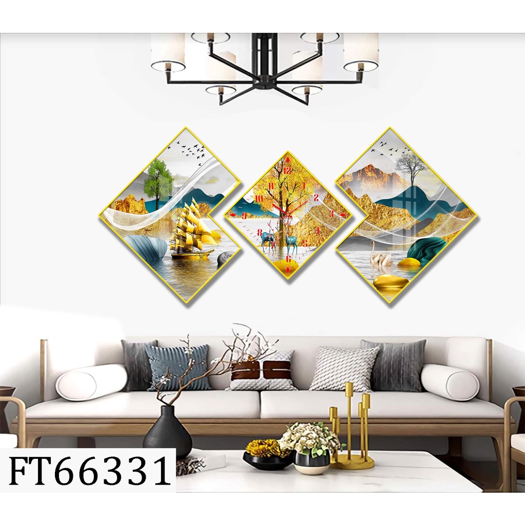 Tranh Tráng Gương Đối Xứng  - Simple House, Treo Tường/Trang Trí Phòng Khách, Decor Phòng Làm Việc/ Phòng Ngủ