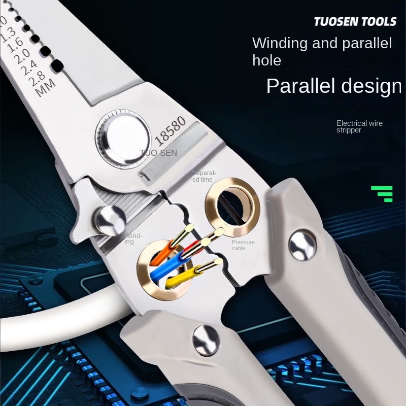 A - LIFE Dụng Cụ Tuốt Dây Điện Đa Năng Tiện Dụng