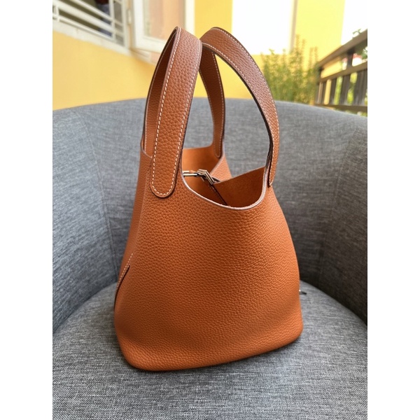 Túi xách HM bản khâu da nhập khẩu size 23