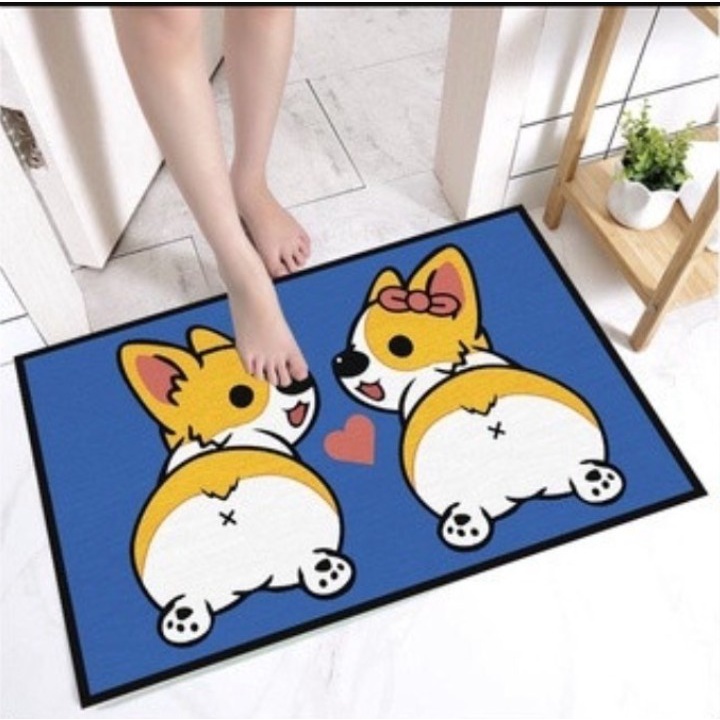 Thảm Lau Chân 3D Chữ Nhật Loại 1 , Thảm Chùi Chân Giá Sỉ