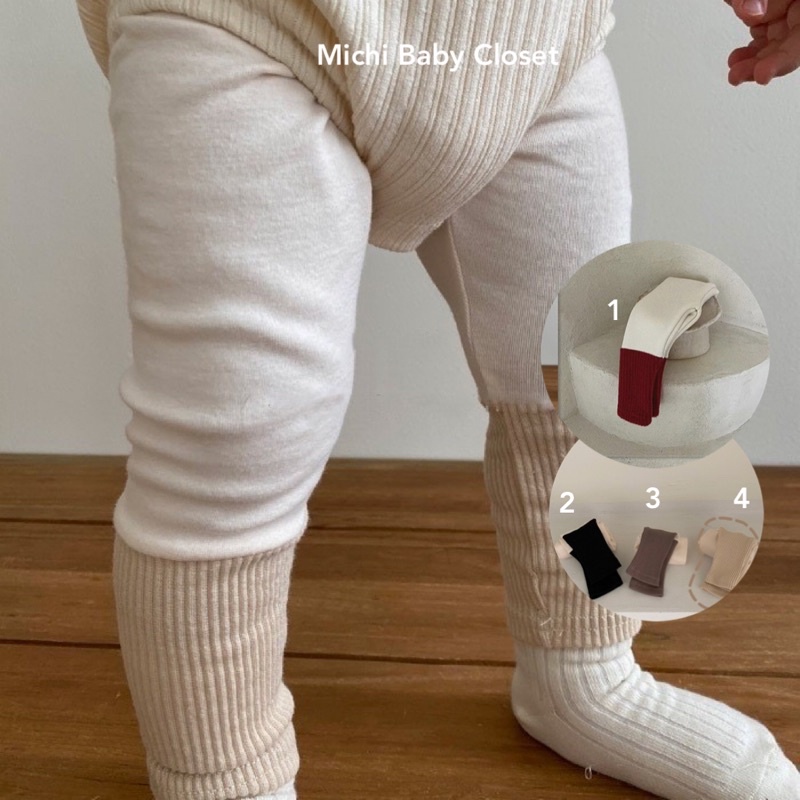 Quần Nỉ Lót Nhung Vá Gấu HOT TREND Style Hàn - MICHI BABY CLOSET