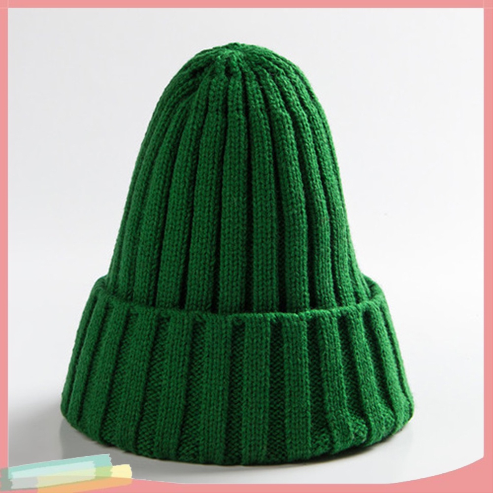 Mũ Trùm Đầu Màu Trơn Chất Liệu Cotton Trang Trí Bóng Lông Xinh Xắn Cho Nữ