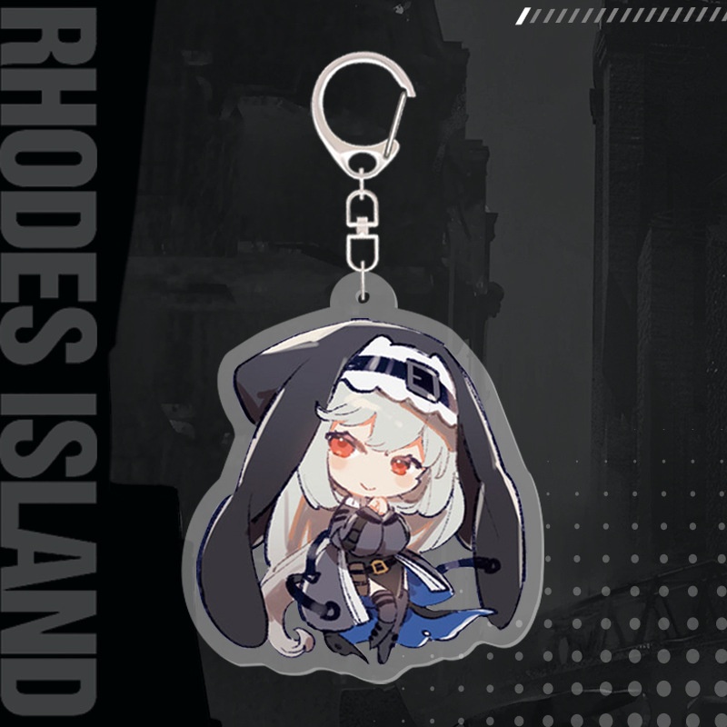 Móc Khóa Nhựa Acrylic Hình Nhân Vật Game Arknights YB2 BY2