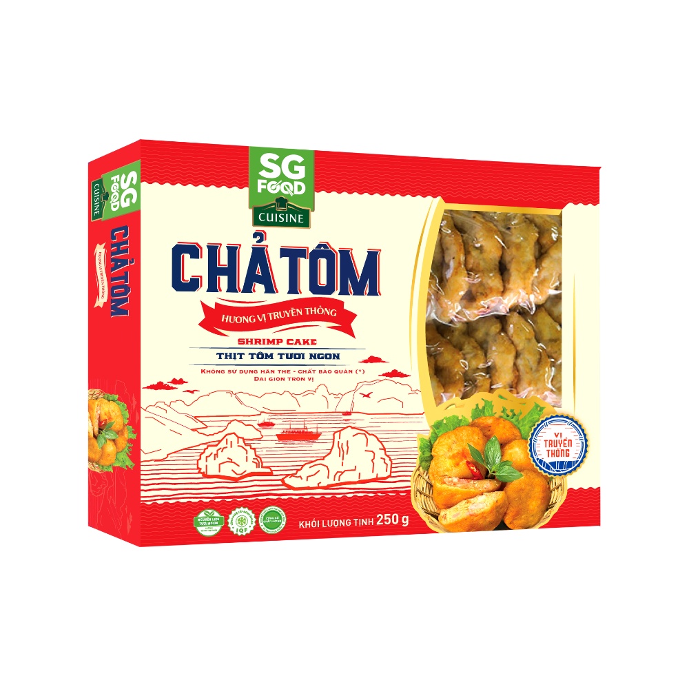 [Mã BMLTA50 giảm đến 50K đơn 99K] Chả Tôm SG Food Hương Vị Truyền Thống 250g