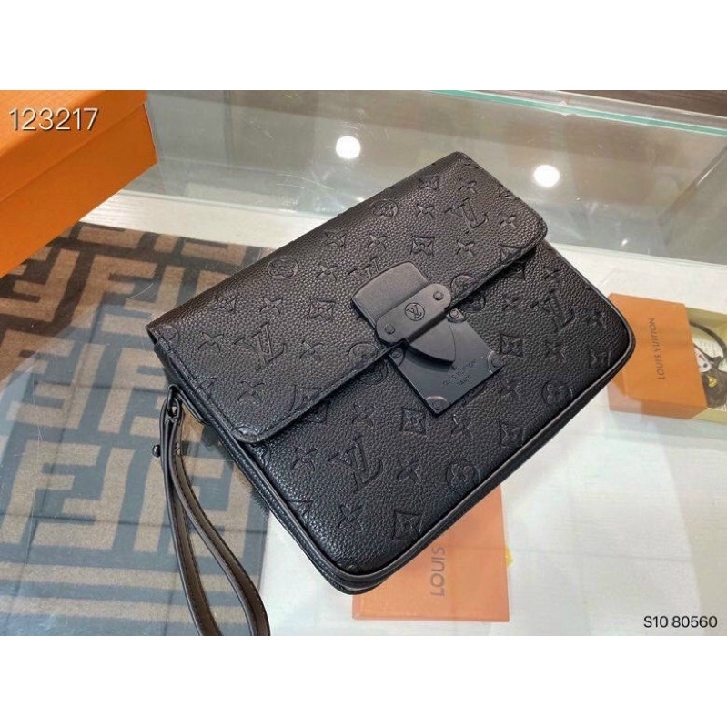 Clutch Lv S Lock A4 pouch cầm tay nam mẫu mới Spsl Fullbox | BigBuy360 - bigbuy360.vn