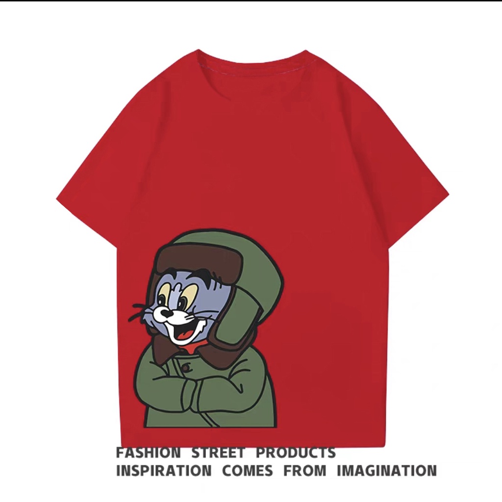 NRVP Áo thun cổ tròn tay ngắn in họa tiết thời trang 2023 unisex