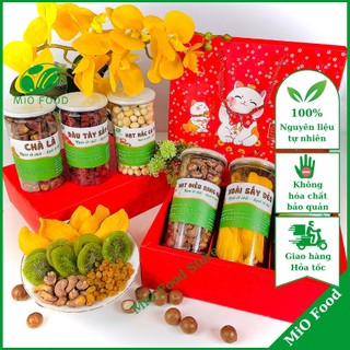 Hộp quà tết đoàn viên MiO Food Sét quà tặng tết hạt dinh dưỡng sang trọng