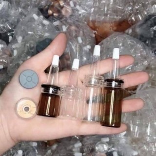 Lọ Chiết Serum 5ml, 8ml, 10ml có nắp vòi, Chất liệu Thủy tinh cao cấp