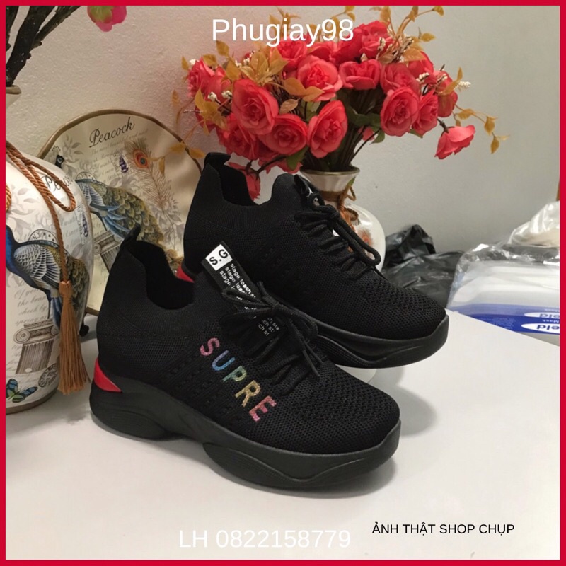 Giầy Thể thao đế độn nâng chiều Cao 7cm Cm hàng nhập Quảng Châu