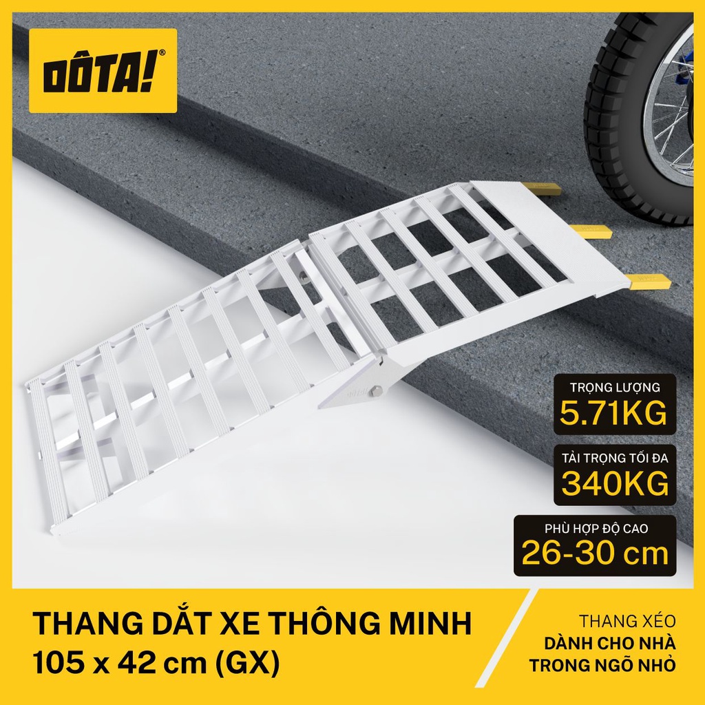 Thang Dắt Xe Thông Minh 105x42CM (GX)