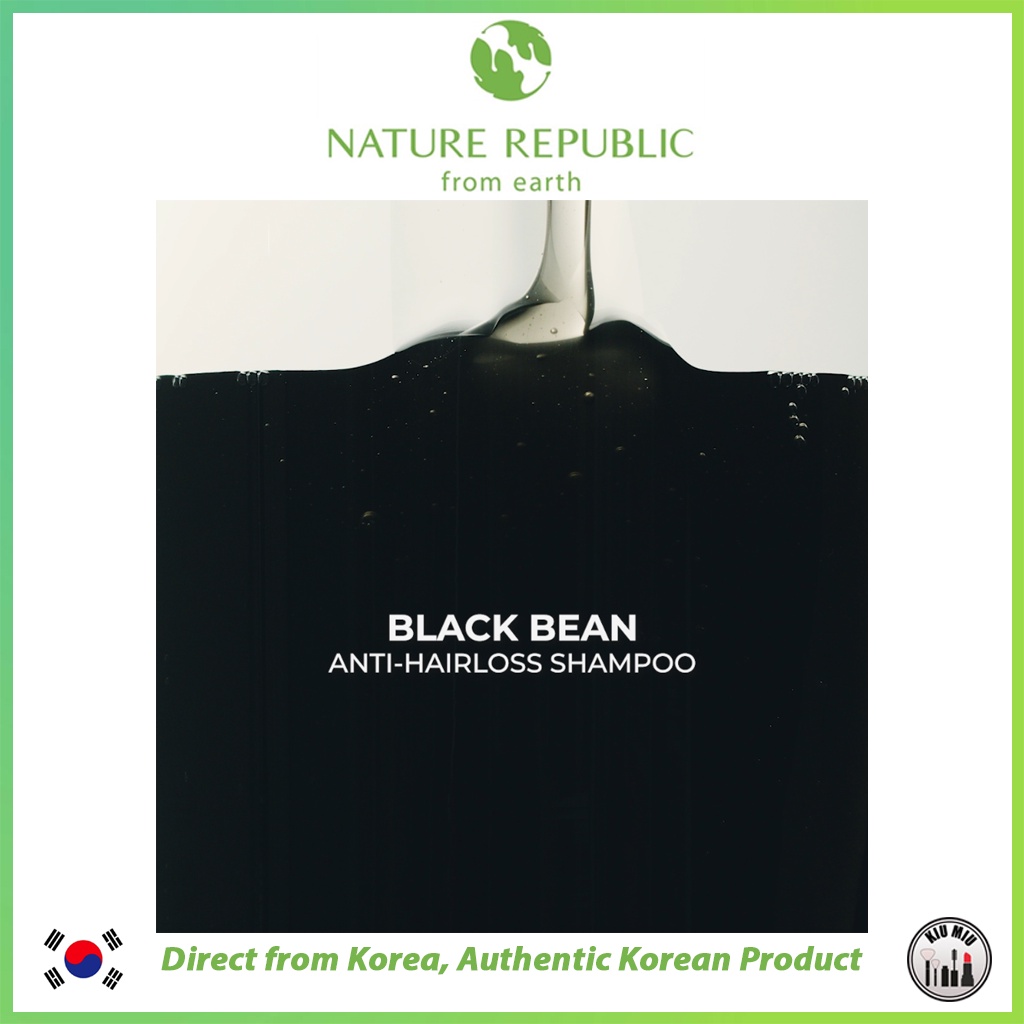 Dầu Gội Đầu Chiết Xuất Đậu Đen NATURE REPUBLIC Chống Rụng Tóc